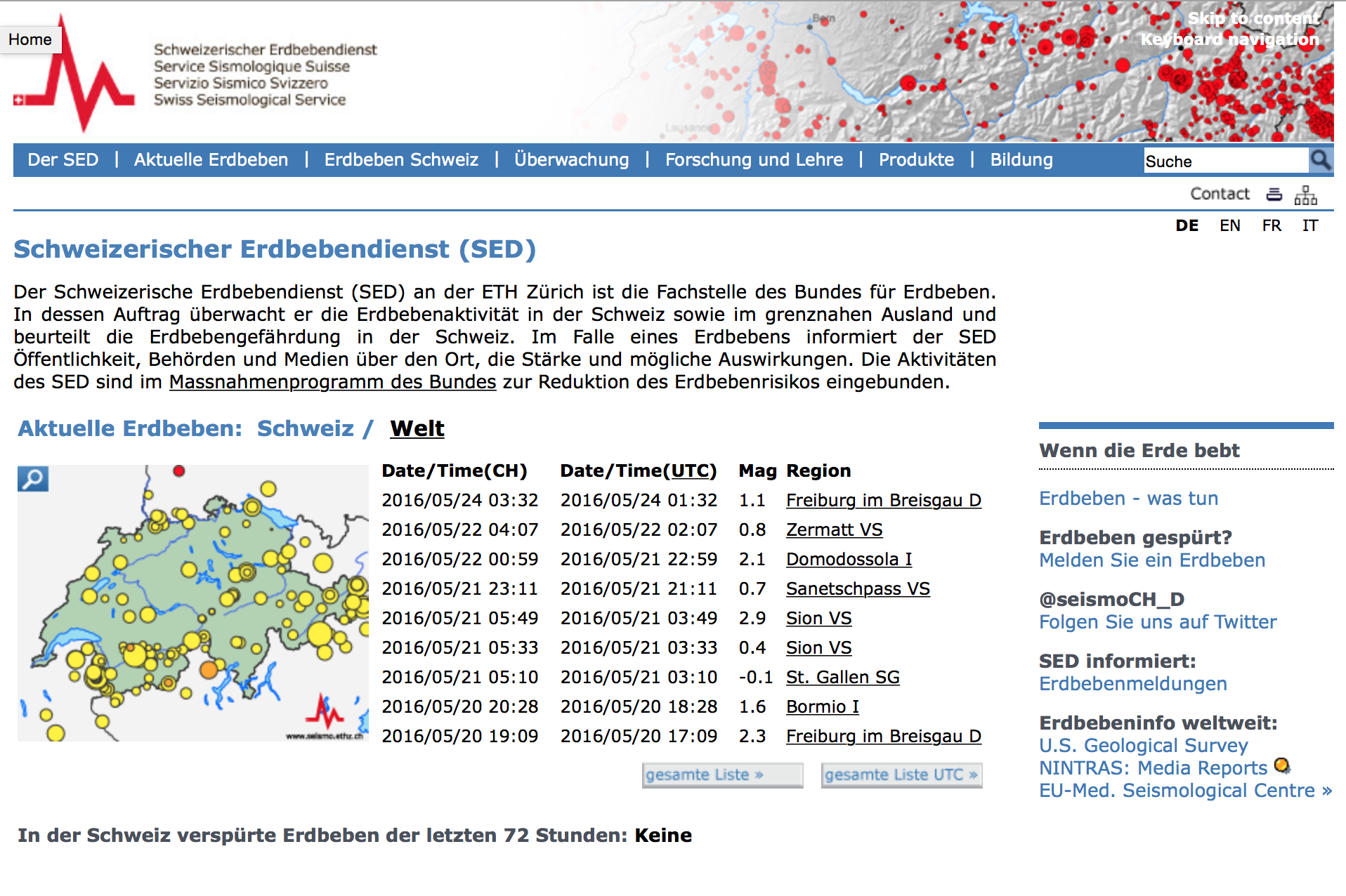 New web appearance for the SED