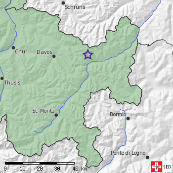 Terremoto nelle vicinanze di Zernez