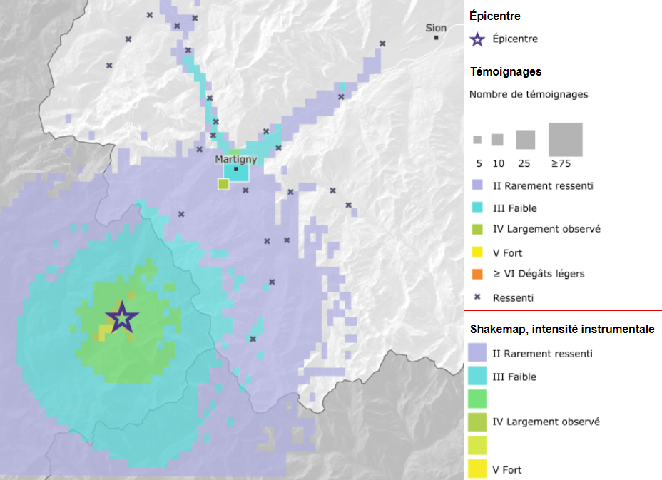 Séisme ressenti près de Vallorcine (F)