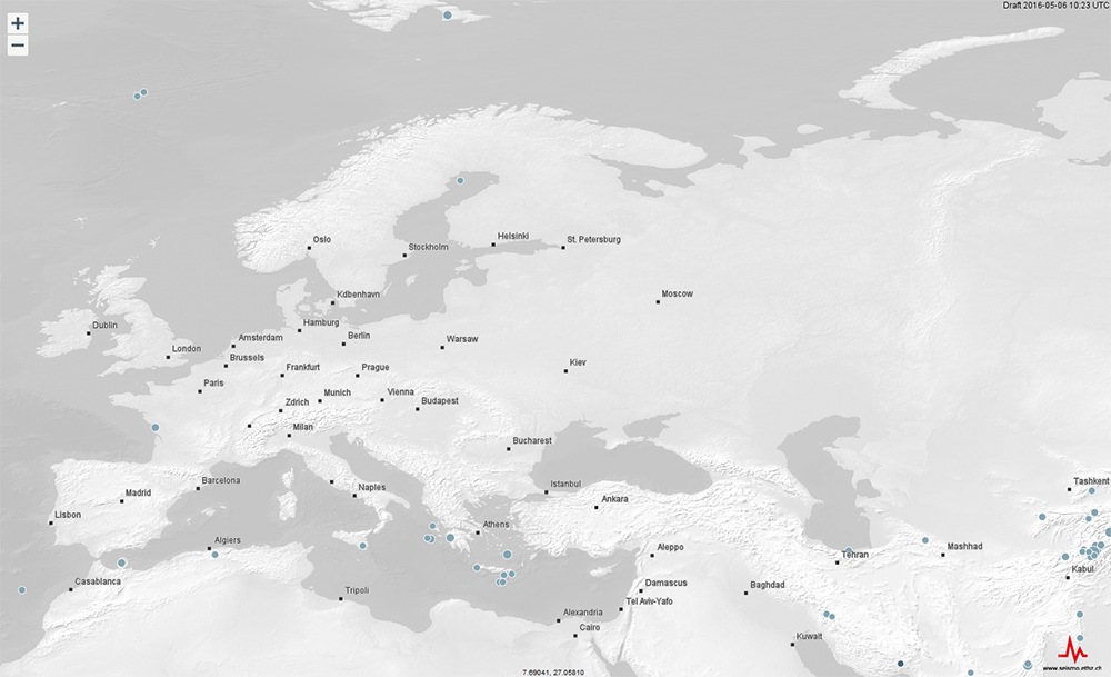 Image pour Interactive Map Europe