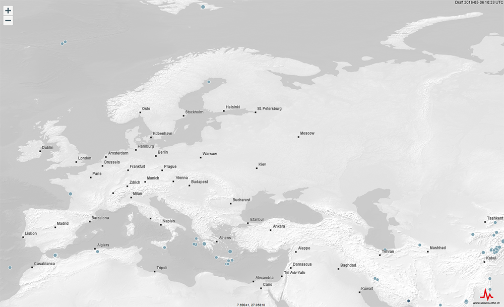 Interactive Map Europe