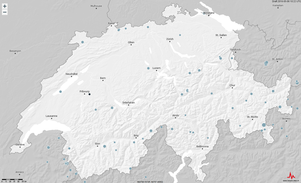 Interactive Map Switzerland