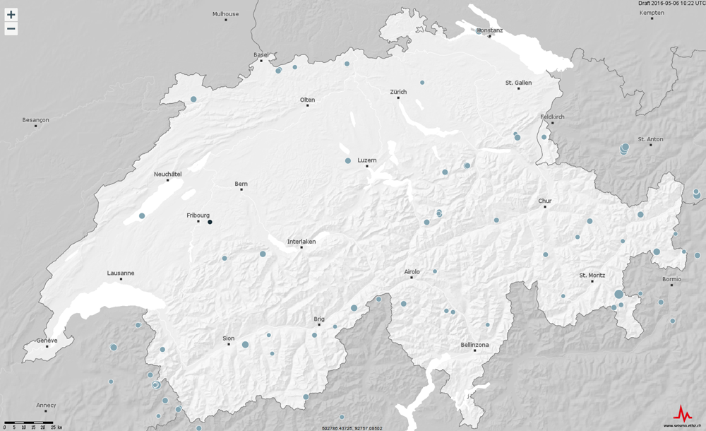 Image pour Interactive Map Switzerland