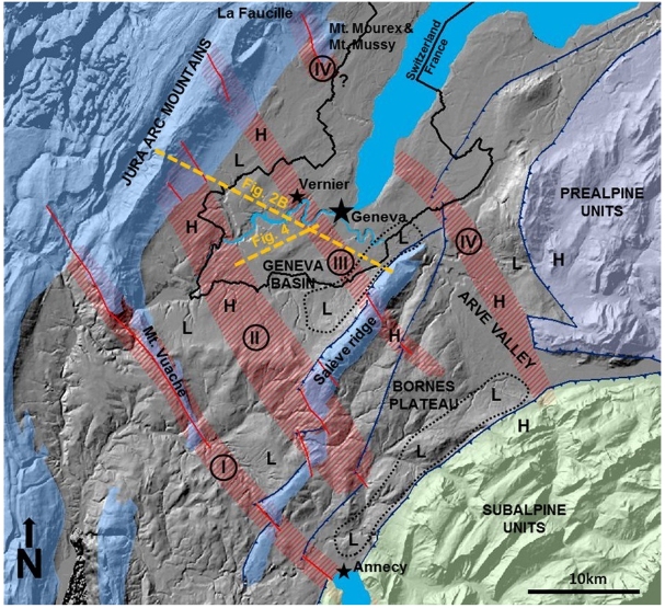 Tectonique du bassin genevois