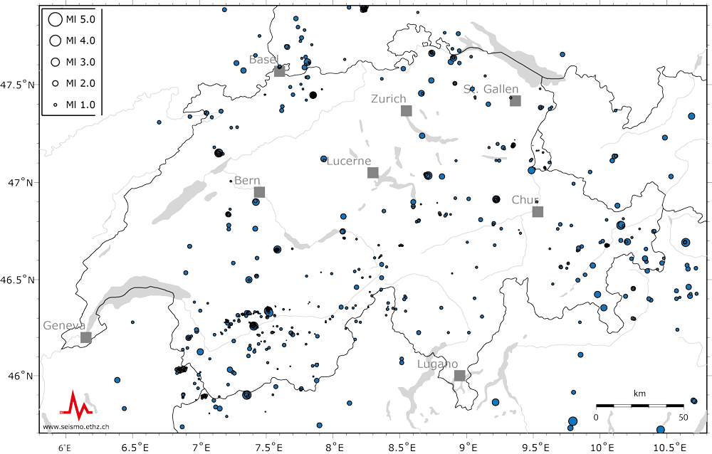 Swiss Earthquakes in 2015: A Look Back