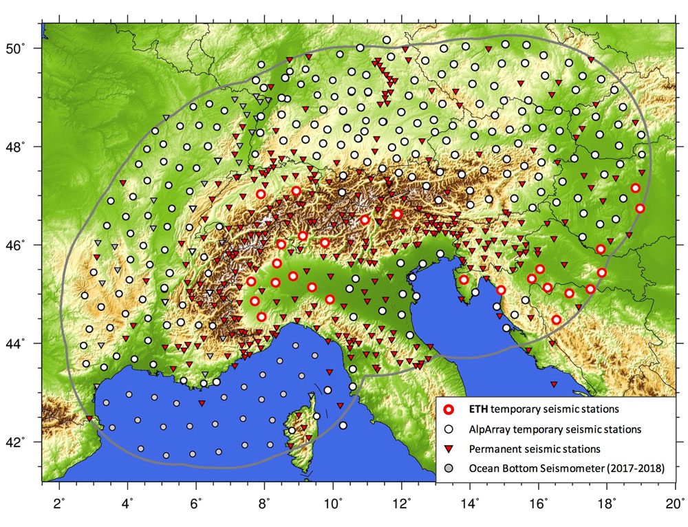 Come si formano le montagne? Nuove stazioni di registrazione per AlpArray