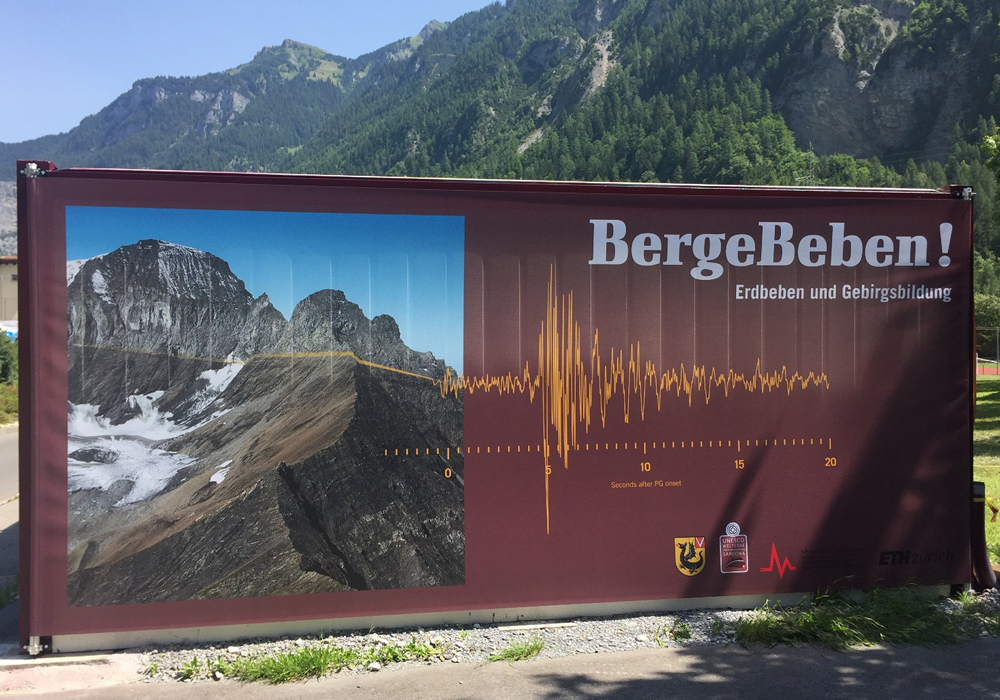 BergeBeben! Exposition sur les tremblements de Terre à Vättis