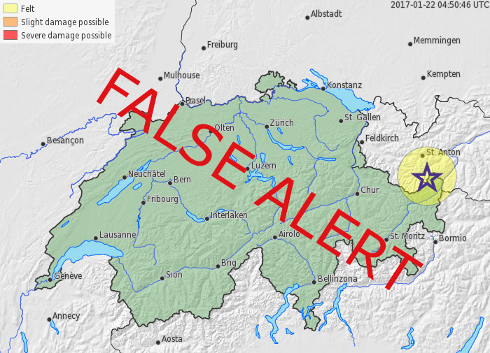 No Earthquake Near Samnaun: What Triggers False Alerts