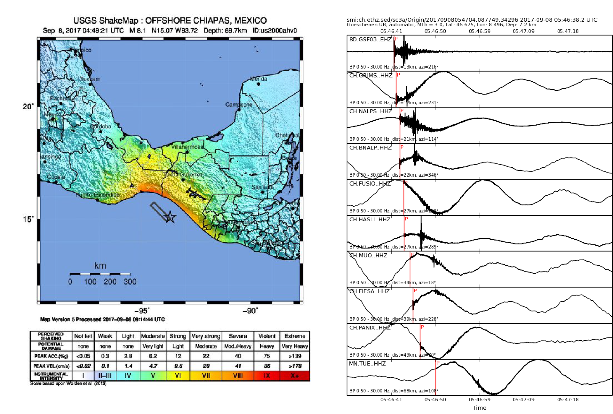 Terremoto davanti alle coste del Messico