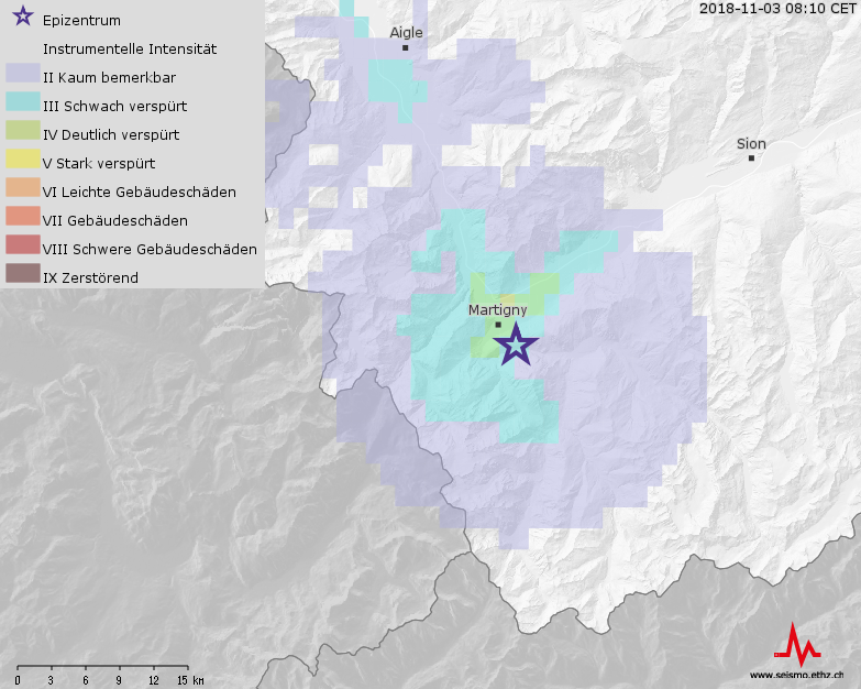 [Available in DE/FR] Erdbeben bei Martigny