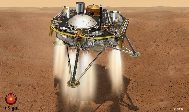 Verfolgen Sie die Landung von InSight auf dem Mars