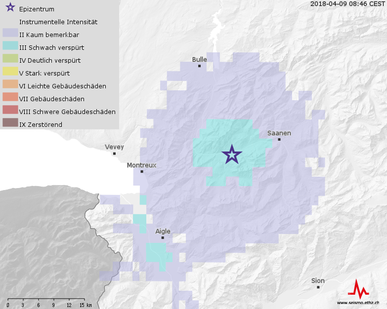 [Available in DE/FR] Neues Beben in der Nähe von Château-d’Oex
