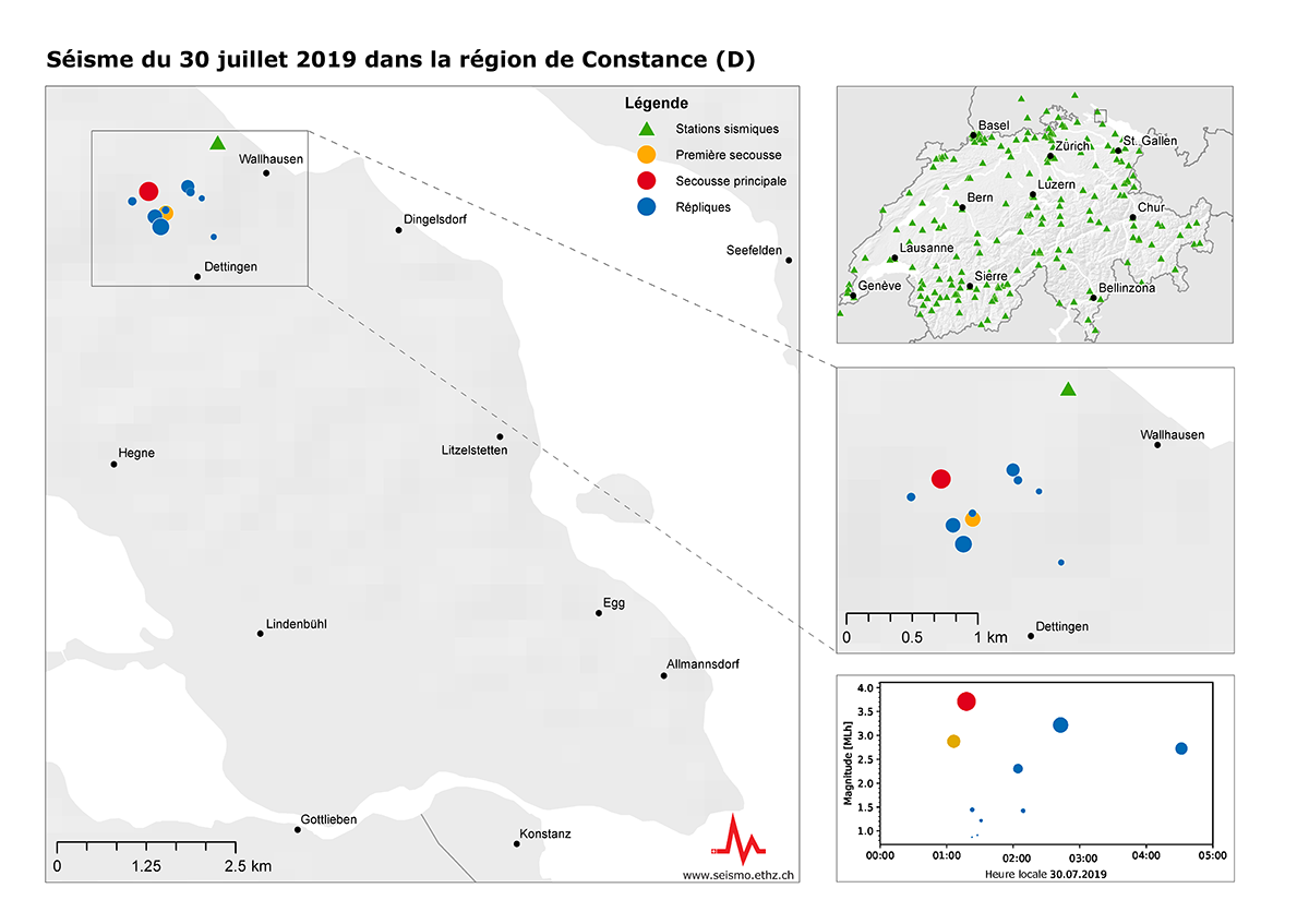 [Disponibile in DE/FR] Des séismes ressentis près de Constance (D)
