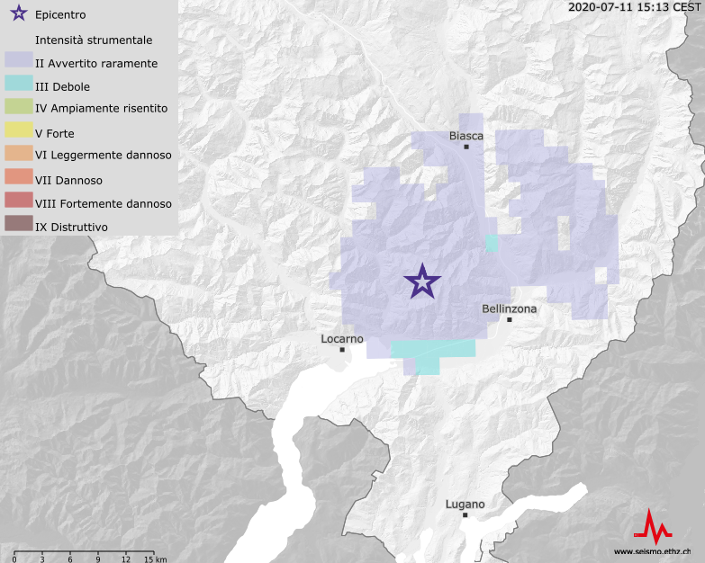 [Disponible en IT / DE] Sisma tra Locarno e Bellinzona