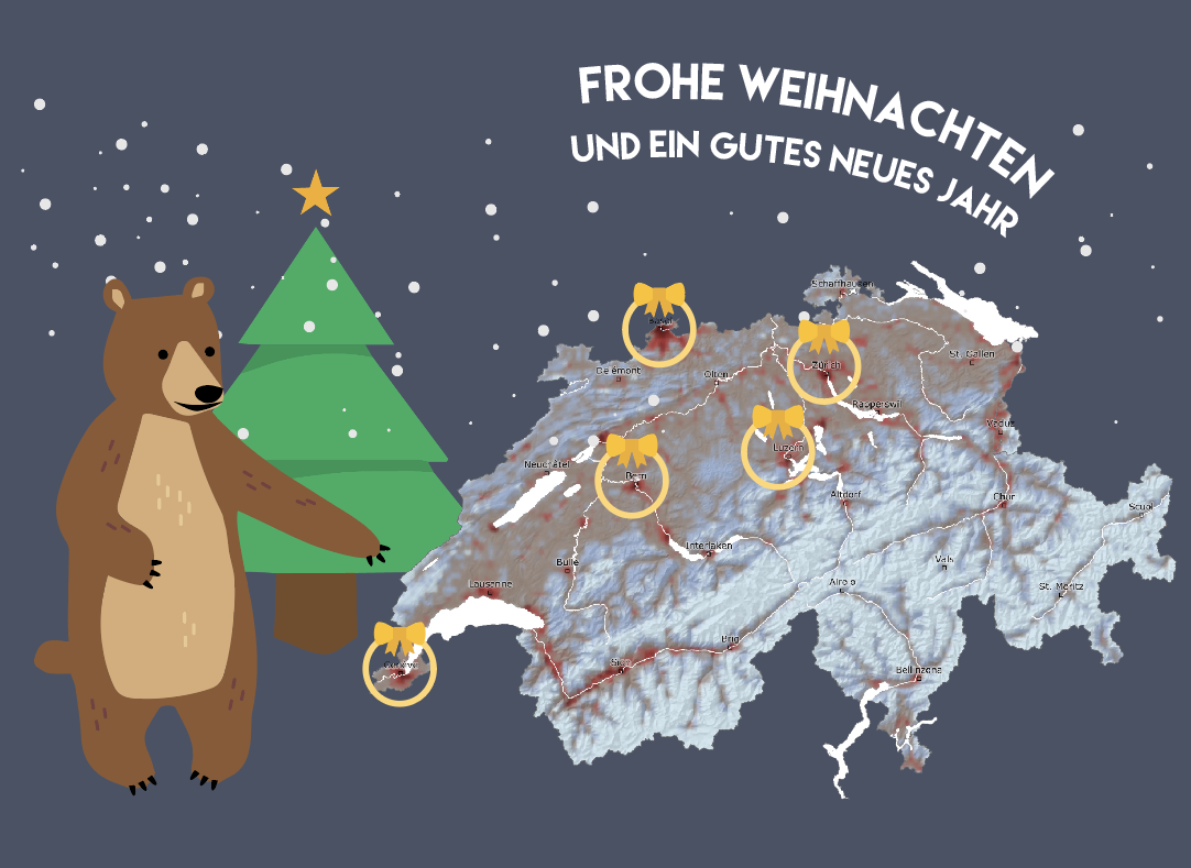 Frohe Weihnachten und ein gutes neues Jahr