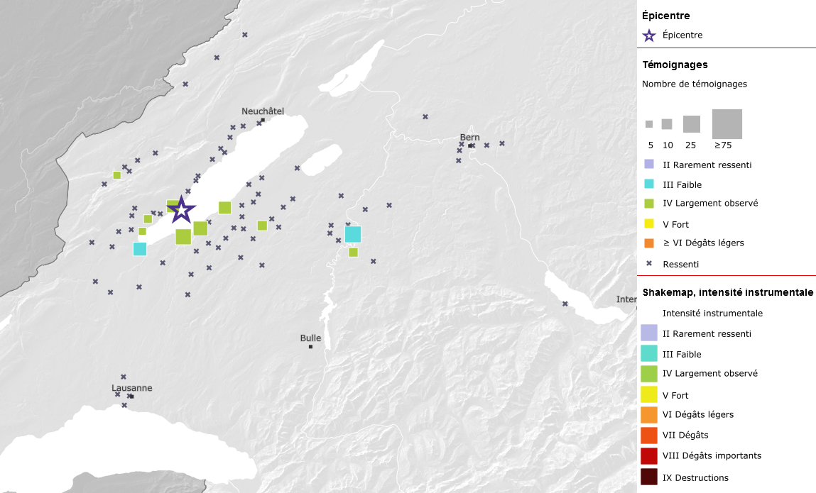 Séisme largement ressenti sur les rives du Lac de Neuchâtel