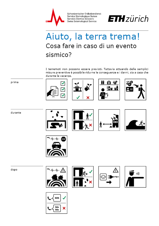 Aiuto, la terra trema! Cosa fare in caso di un evento sismico? (PDF)