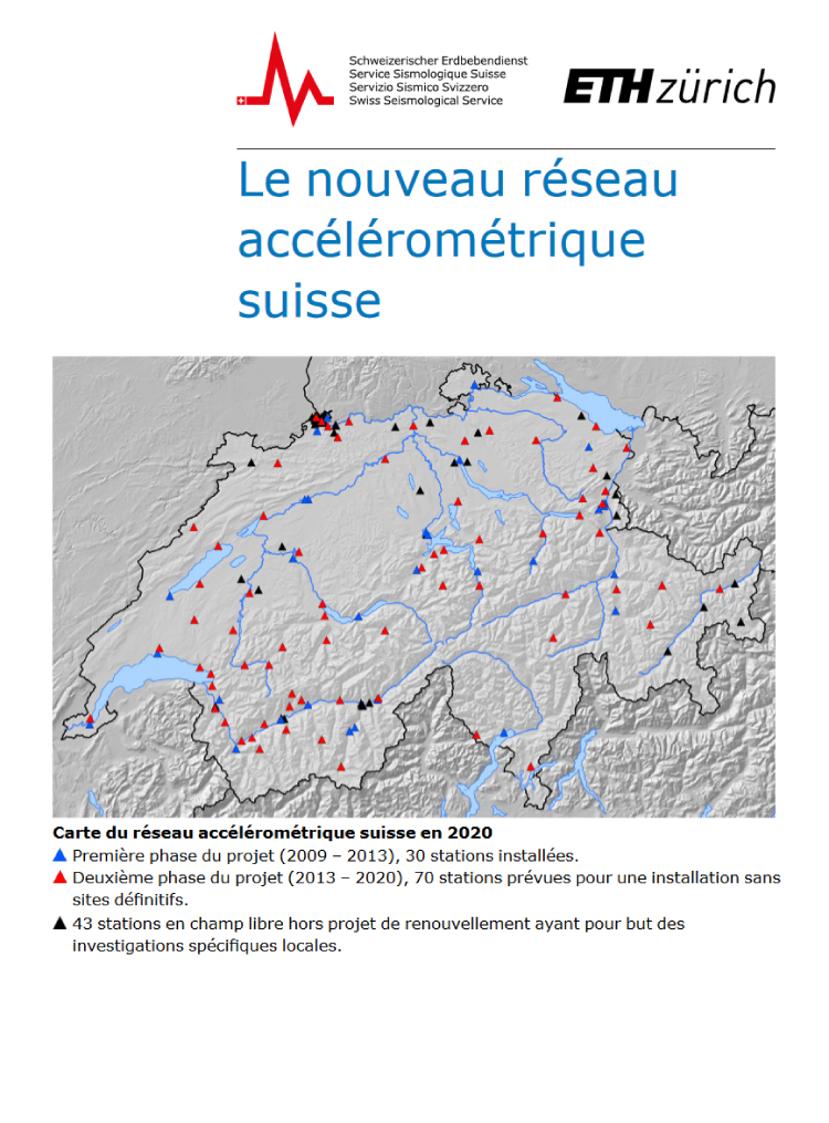 Le nouveau réseau accélérométrique suisse (PDF)