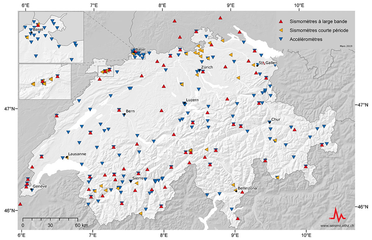 Image pour Le réseau sismique de la Suisse