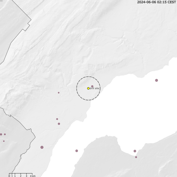 Terremoti nei pressi di Vinzel, dal 15 Ottobre, 2019