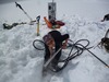 Installation of a borehole seismometer